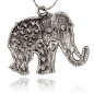 Preview: AH 0385 - Anhänger "Elefant mit Strass"