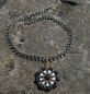 Preview: DB 0001 - Bastelset Anhänger und Kette aus Super Duo Beads in Gold-Hematit