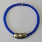 Preview: K-PVC 0001 - PVC-Collier in Blau, 8 mm