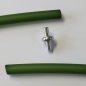 Preview: K-PVC 0002 - PVC-Collier in Olivegrün, 8 mm