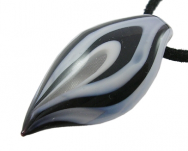AH 0081 - Handgearbeiteter Glasanhänger "kleiner Tropfen"