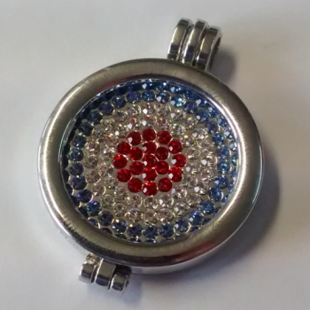 AH 0203 - Strass-Einlegescheibe "Kreise"