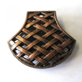 AH 0330 - Anhänger "Korbröhre" - alt-kupferfarben