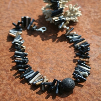 ES 0014 - Bastelset Kette aus Picasso-Jaspis