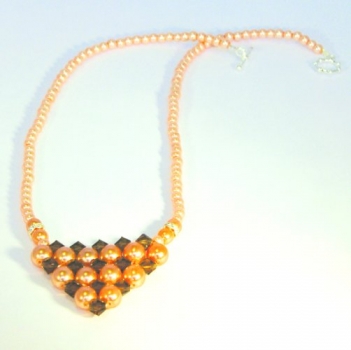 FT 0018 - Bastelset Dreieckskette in Apricot