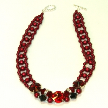 FT 0025 - Bastelset Rivoli-Kette Rot