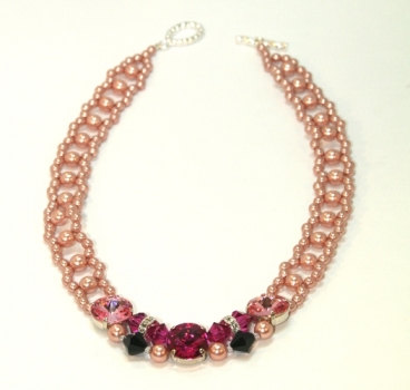 FT 0026 - Bastelset Rivoli-Kette Rosa