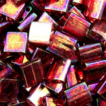 MTL-05-301 - Miyuki Tila Beads, 5mm, Rose Gold Luster