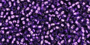 TR-15-2224 - Toho Rocailles 15/0, 1,5 mm, Silver-Lined Purple