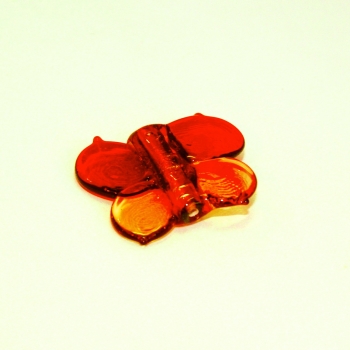 P 0005 - Perle Schmetterling Rot-Orange