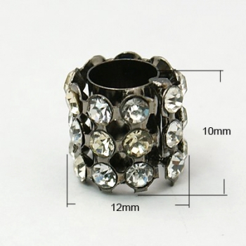 P 0385 - Strassröhrenperle (schwarz)