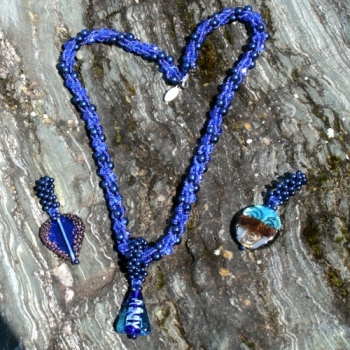 ST 0011 - Bastelset Switch it!-Kette in Blau