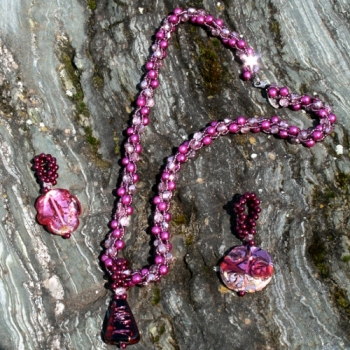 ST 0012 - Bastelset Switch it!-Kette in Pink