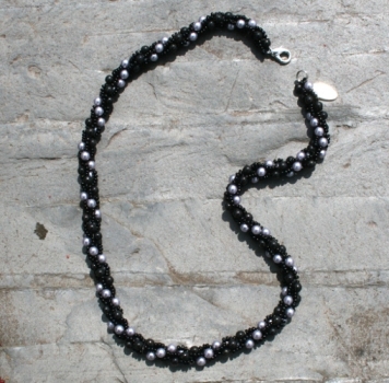 ST 0016 - Bastelset Kette in Schwarz