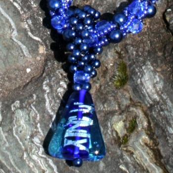 Preview: ST 0011 - Bastelset Switch it!-Kette in Blau