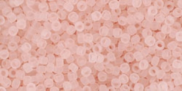 TR-15-11F - Toho Rocailles 15/0, 1,5 mm, Transparent-Frosted Rosaline