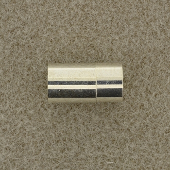 V 0083 - Magnet-Klebe-Verschluss 10mm, silberfarben, glänzend