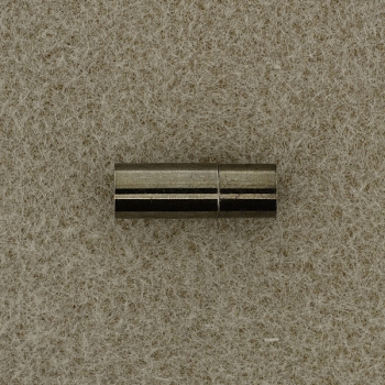 V 0091 - Magnet-Klebe-Verschluss 6mm, Schwarz Oxyd