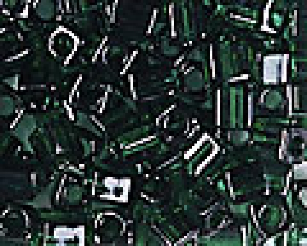 Glaswürfel 4 mm, tannengrün