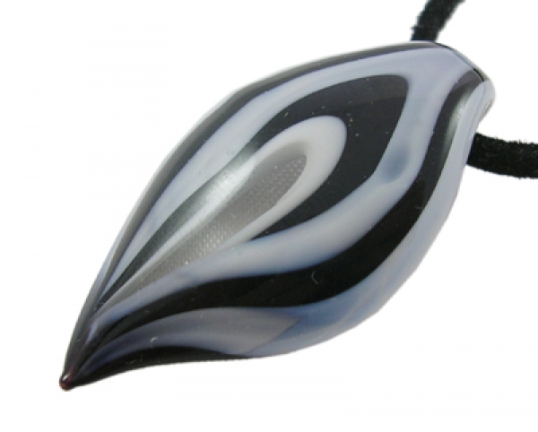 AH 0081 - Handgearbeiteter Glasanhänger "kleiner Tropfen"