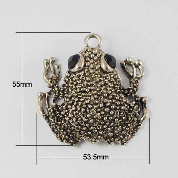 AH 0155 - Anhänger "großer Frosch mit Strassaugen"