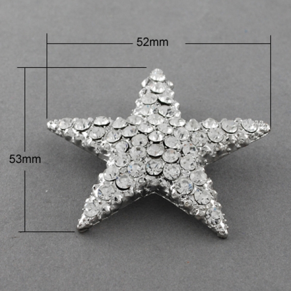 AH 0188 - Anhänger "Seestern mit Strass"