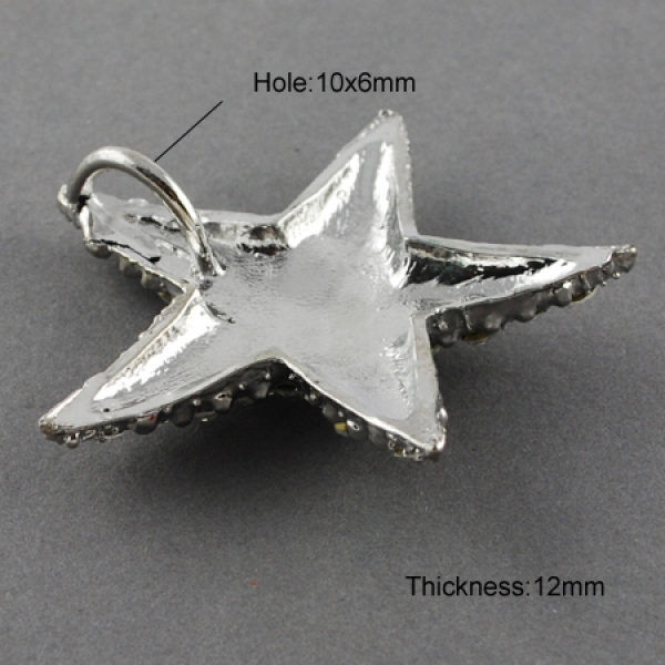 AH 0188 - Anhänger "Seestern mit Strass"