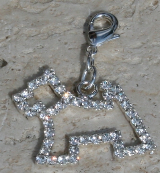 CL 0011 - Karabiner/Anhänger "Hund", Kristall
