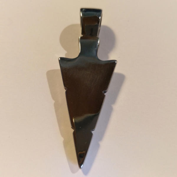 ESAH 0007 - Edelstahlanhänger "Art Deco Spitze"