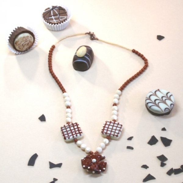 FT 0005 - Bastelset Kette Chocolat Praliné