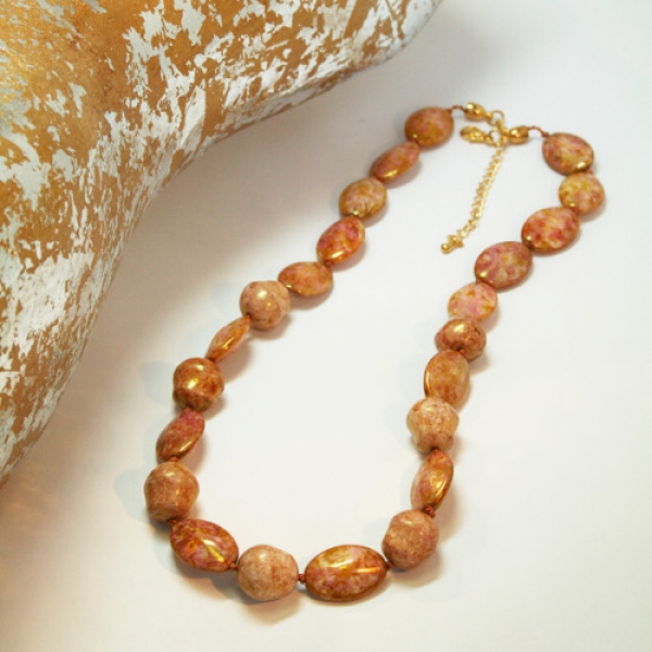 GK 0004 - Bastelset Kette aus Druckperlen