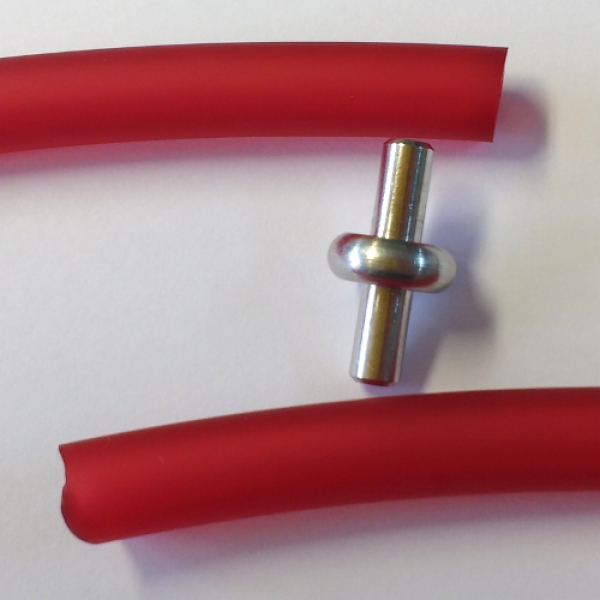 K-PVC 0004 - PVC-Collier in Rot, 8 mm