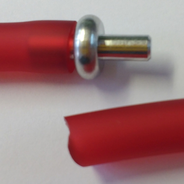 K-PVC 0004 - PVC-Collier in Rot, 8 mm