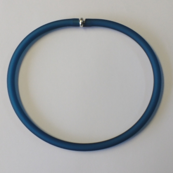 K-PVC 0009 - PVC-Collier in Petrol, 5 mm
