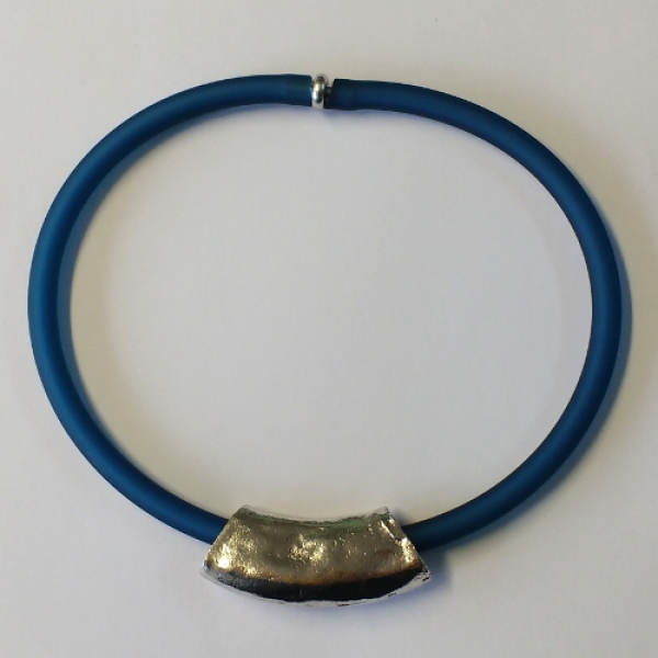 K-PVC 0009 - PVC-Collier in Petrol, 5 mm