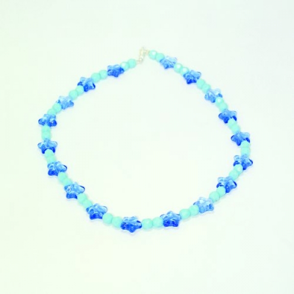 KS 0004 - Bastelset Kette Blue Stars