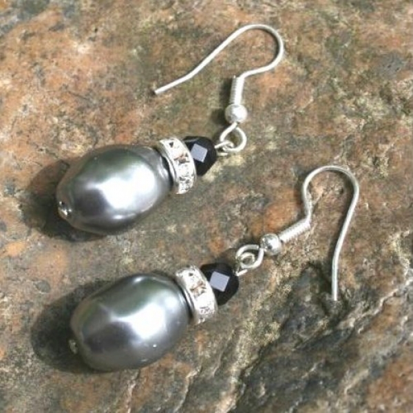 O 0034 - Bastelset Ohrringe in Silber
