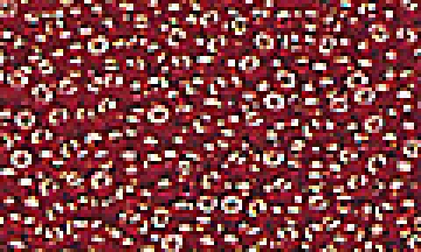 Miyuki Rocailles (mit Silbereinzug) hellrot, 2mm