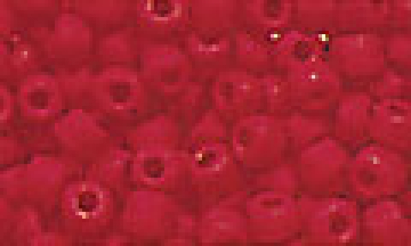 P-K-5507-140 - Miyuki Rocailles (transparent matt), rot, 5mm