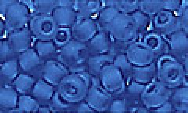 P-K-5507-150 - Miyuki Rocailles (transparent matt), saphierblau, 5mm