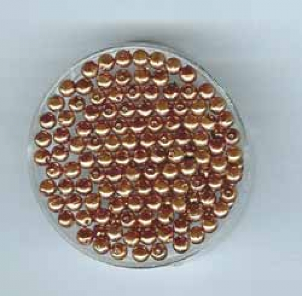 P-L-70419-3 - Glasperlen, gewachst, dunkelbraun, 3mm