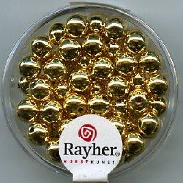 Goldperlen, 6 mm