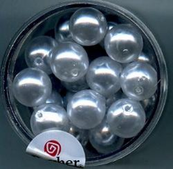 Wachsperlen (weiß), 10mm