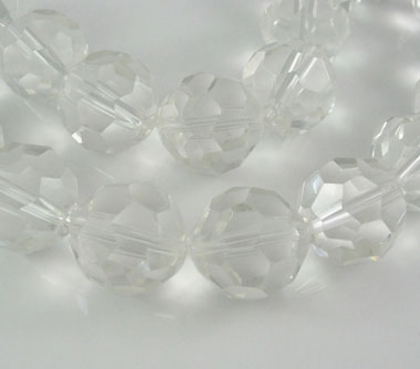 P 0359 - Glasschliffperle 20mm kristall