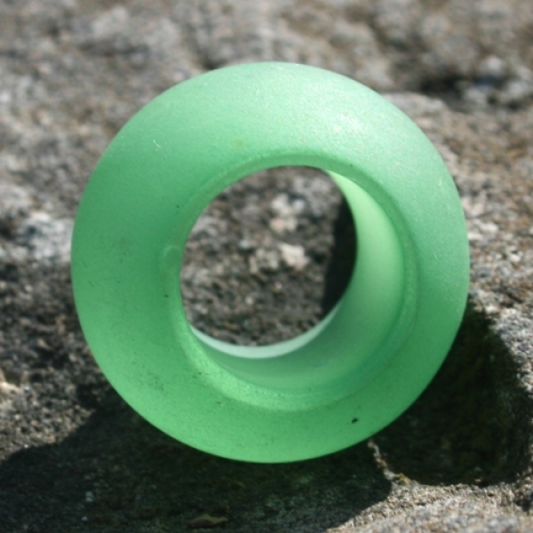 P 0396 - Rondellperle, matt, grün