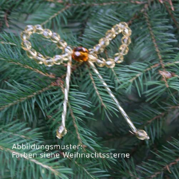 XS 0044 - Set Schleife, Silber-Kristall