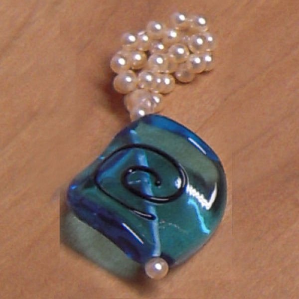 ST 0018 - Bastelset Switch it!-Kette Creme-Türkis