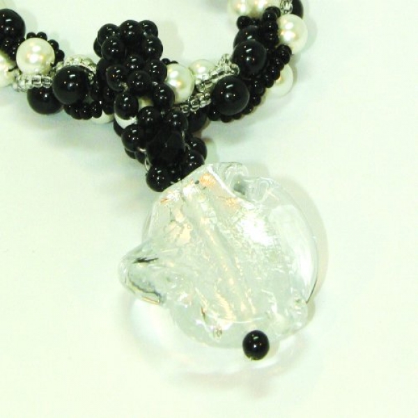 ST 0002 - Bastelset Switch it!-Kette Schwarz-Weiß