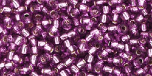 TR-11-2219 - Toho Rocailles 11/0, 2,2 mm, Silver-Lined Lt Grape