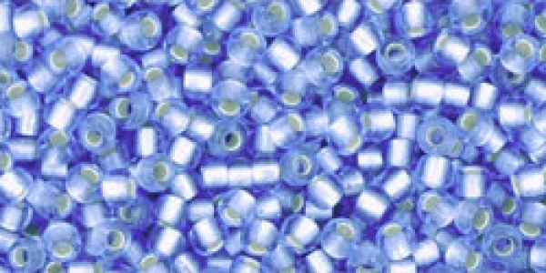 TR-11-33F - Toho Rocailles 11/0, 2,2 mm, Silver-Lined Frosted Lt Sapphire